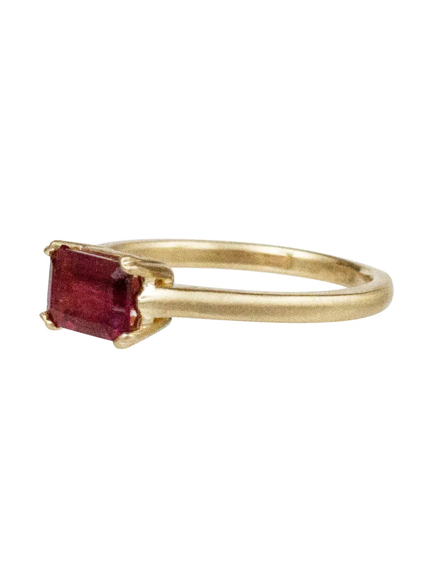 14K Tourmaline Capri Ring