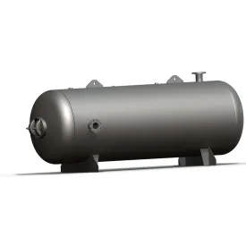 400ARH200 - 400 Gallon Horizontal Air Receiver Tank