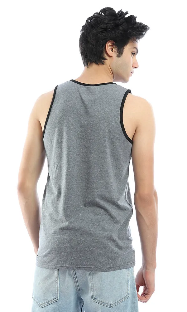 54059 LA Dark Grey Tank Top