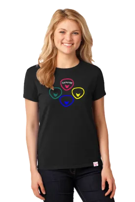 ACE Multi-Color Logo Women's T-Shirt