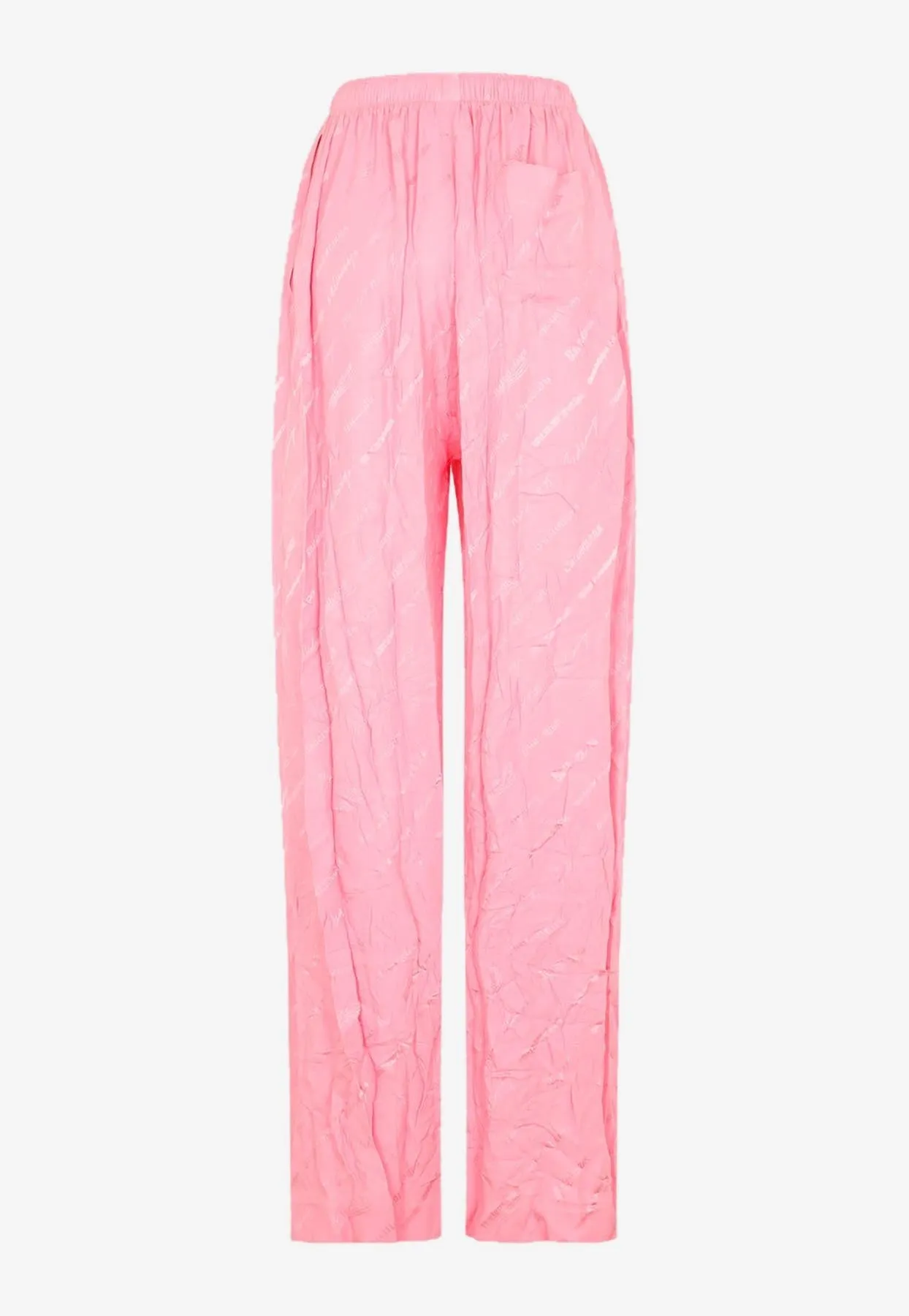 All-Over Logo Wide-Leg Pants