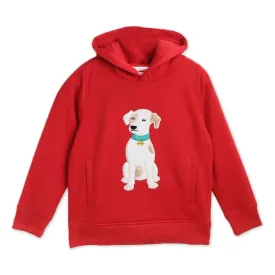 Animal Applique Hoodie Sweatshirt