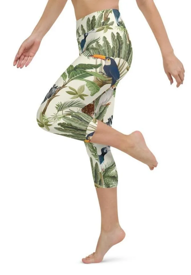 Animal Kingdom Yoga Capris