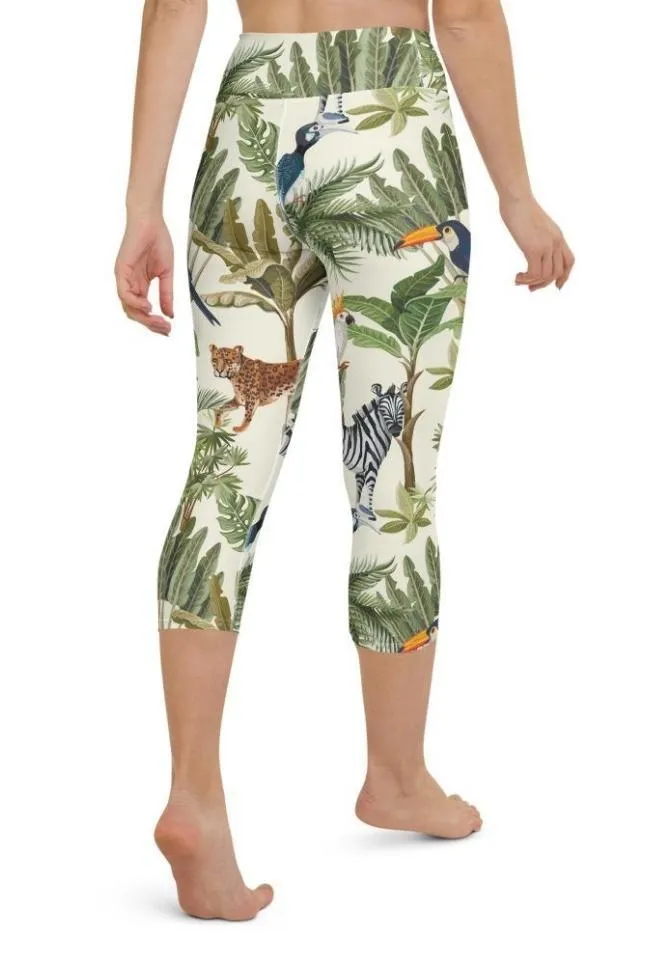 Animal Kingdom Yoga Capris