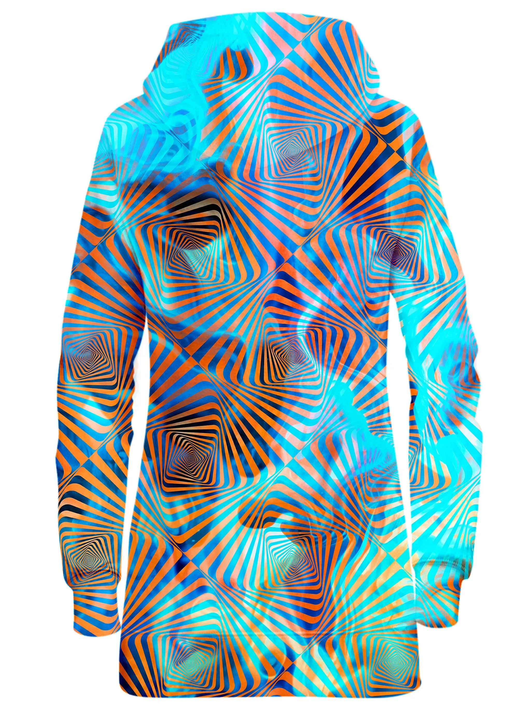 Aqua Plasma Hoodie Dress