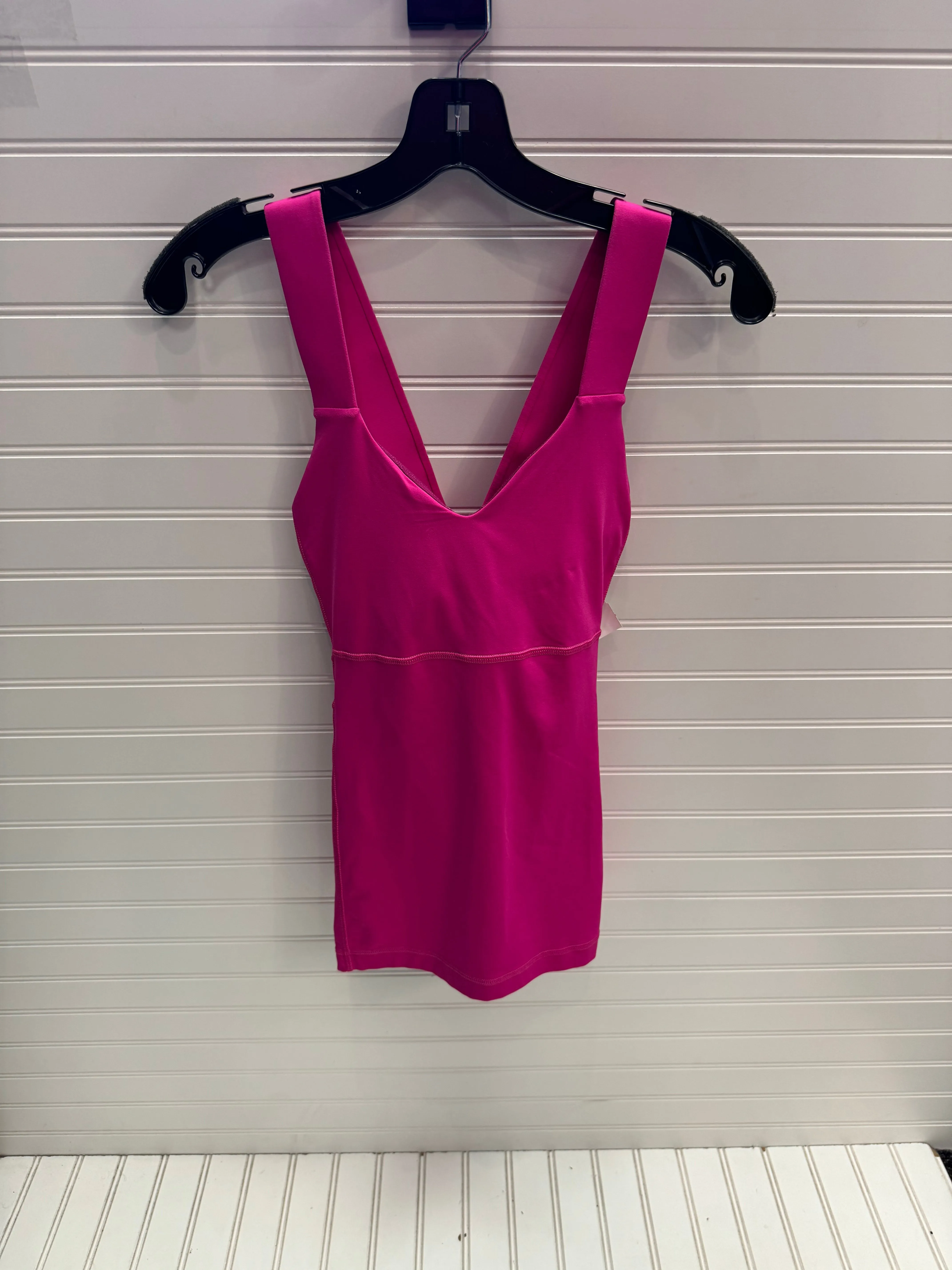 Athletic Tank Top By Lululemon In Pink, Size: 8