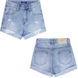 Baby Girls Jeans Shorts,Ripped Rolled Cuff Hem Cute Summer Denim Pants