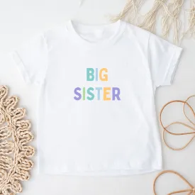 Big Sister Pastel Kids T-Shirt