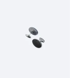 Black Ellipse Cufflink