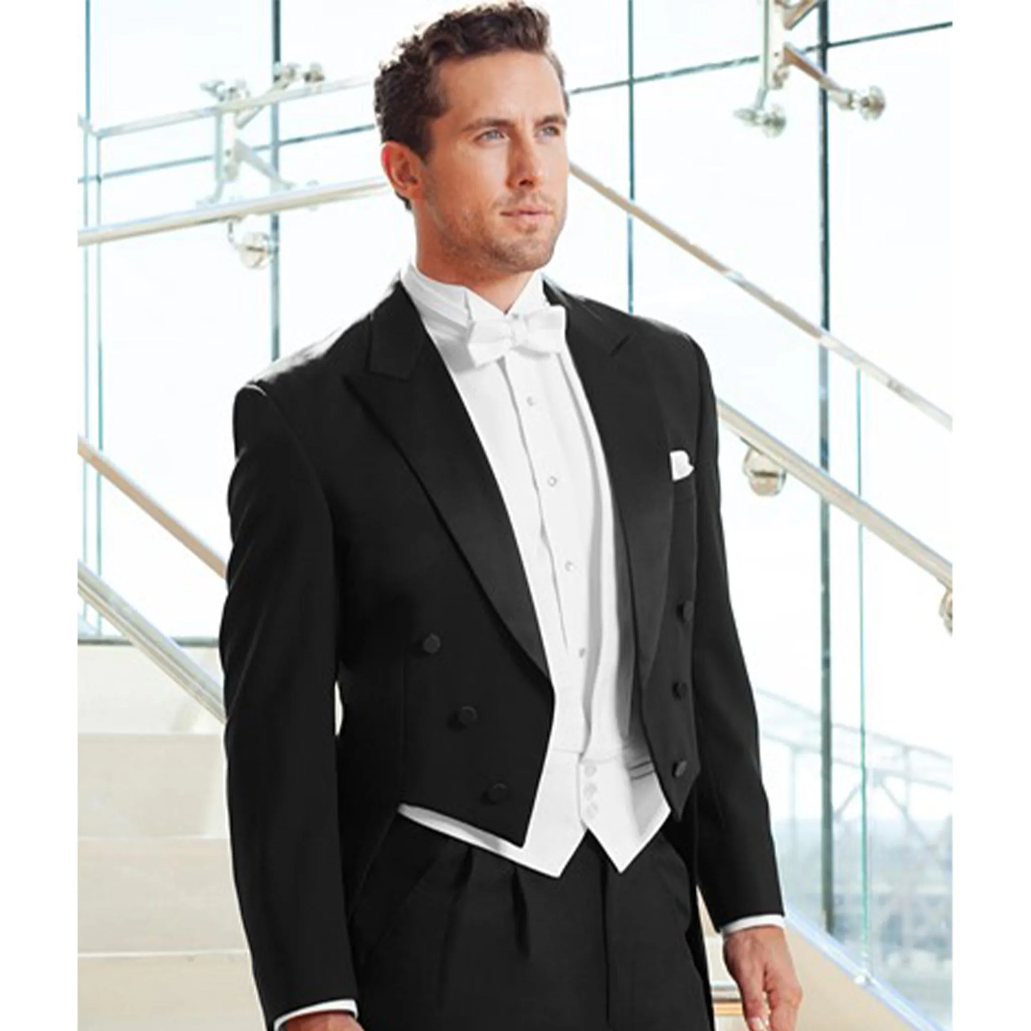 Black Full Dress Tails Tuxedo