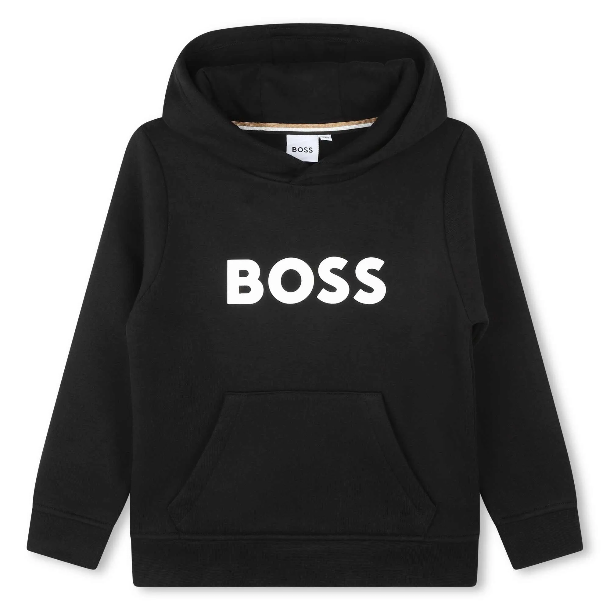 Black Hooded Logo Sweatshirt