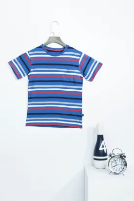 Blue Striped T-shirt A