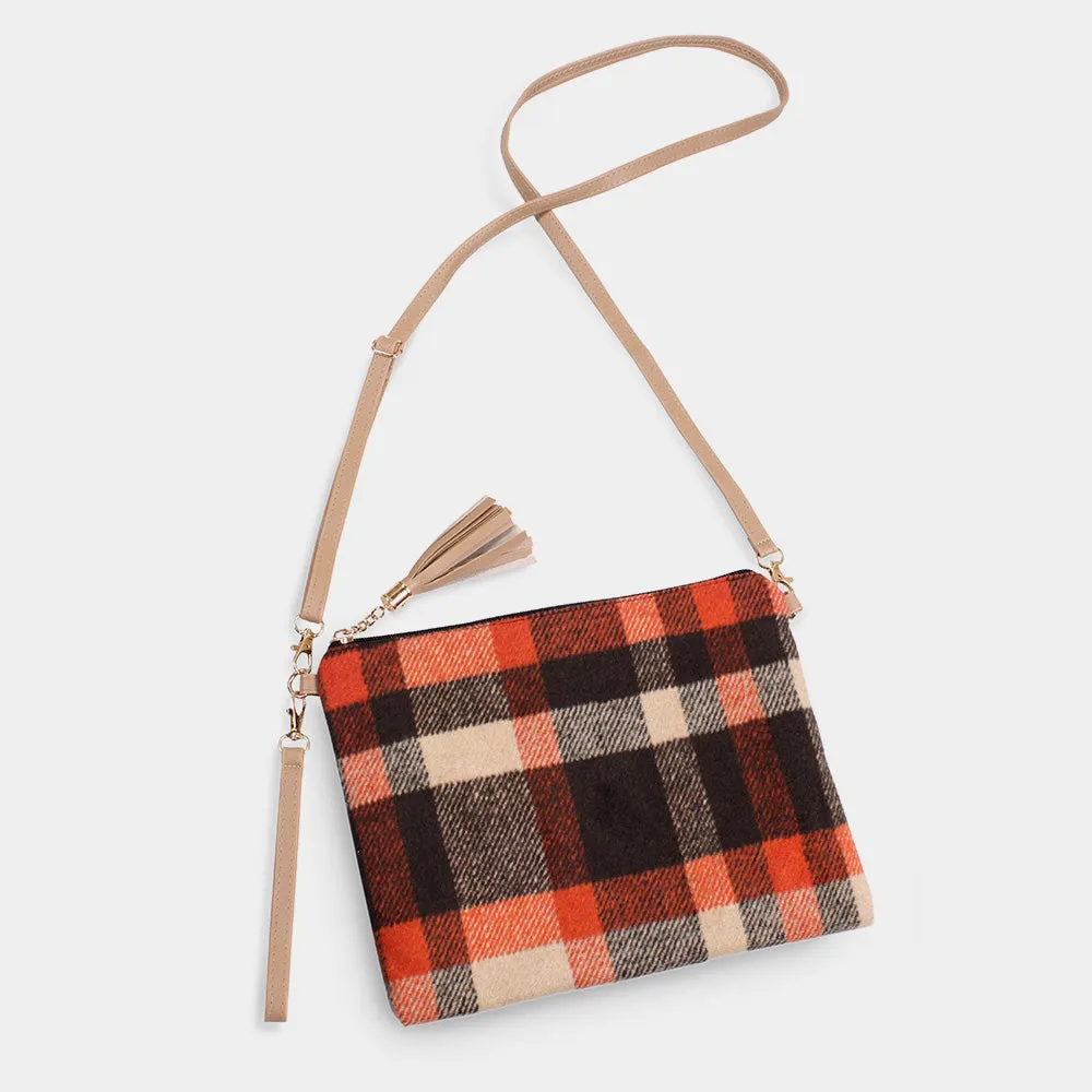 Brownie Autumn Vibes Plaid Bag