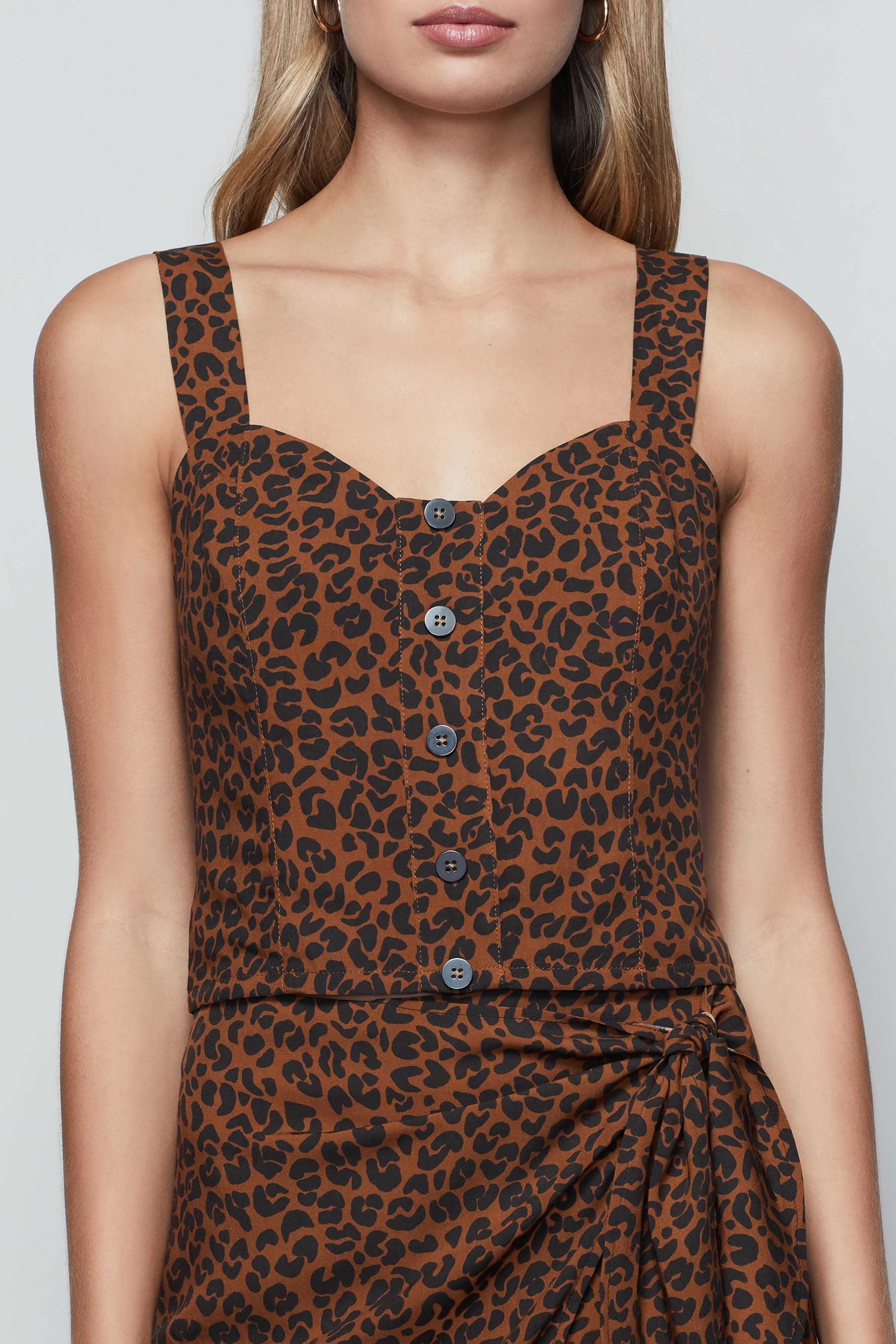 BUSTIER TOP | CHAI LEOPARD001