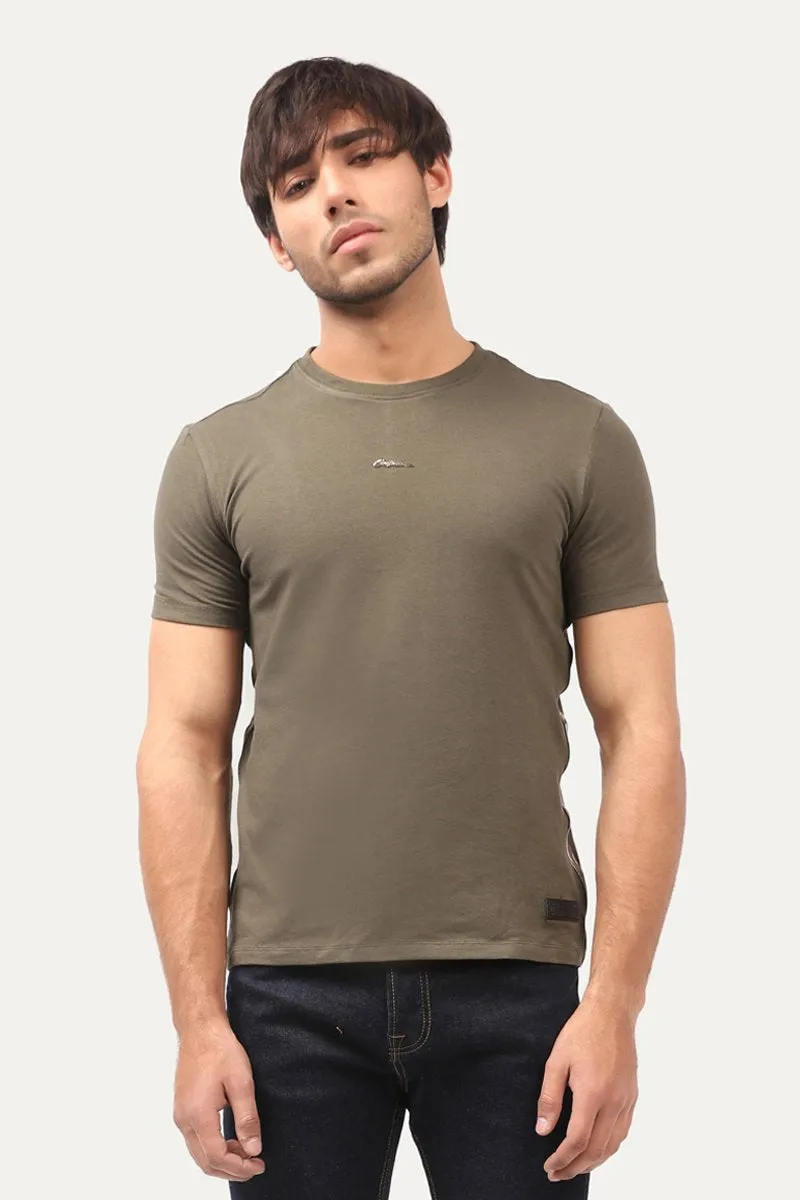 Camouflage stripe t-shirt