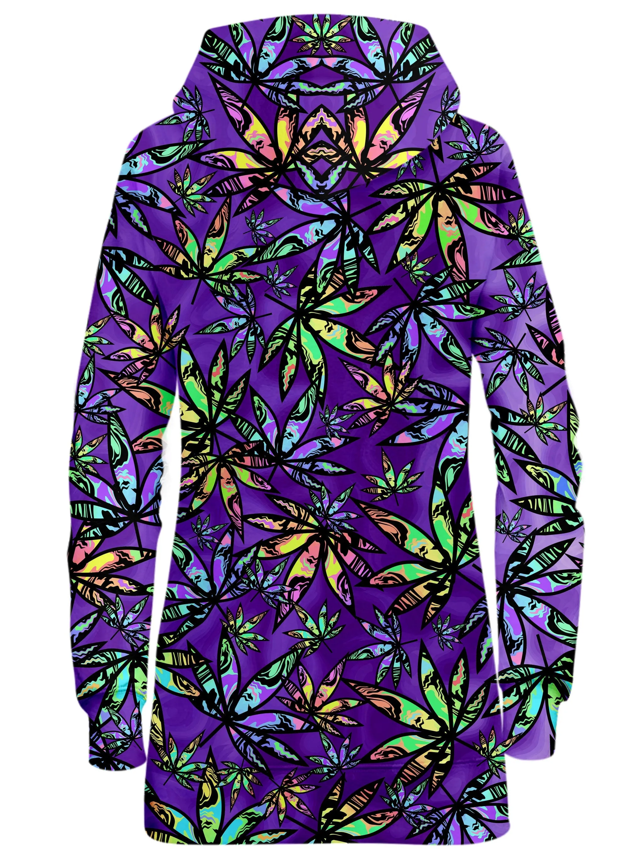 Cannabis Cascade Hoodie Dress