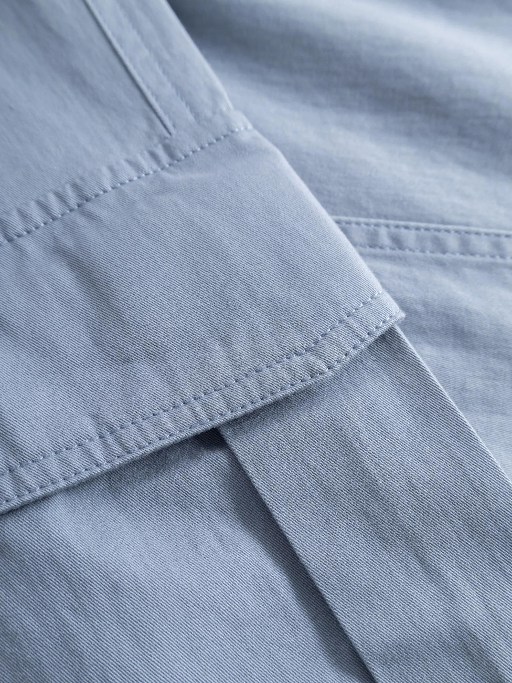 Cargo twill pants - Asley Blue