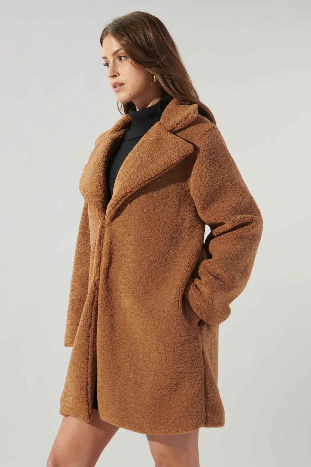 Casablanca Faux Sherpa Coat