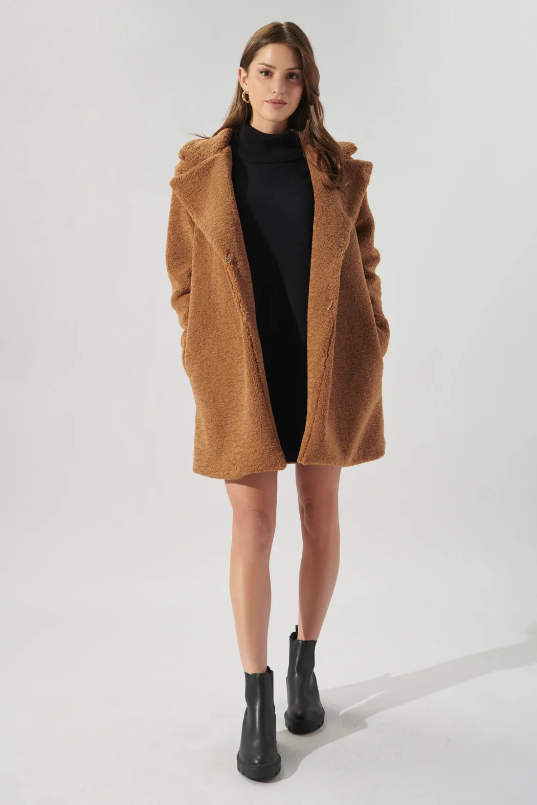 Casablanca Faux Sherpa Coat