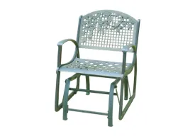 Cast Iron Glider Chair Leaves