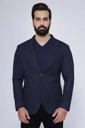 CASUAL COAT SLIM FIT NAVY