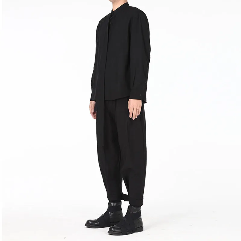 Casual Drawstring Trousers