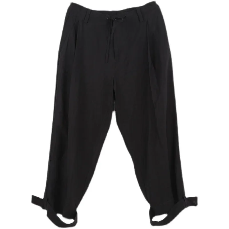 Casual Drawstring Trousers