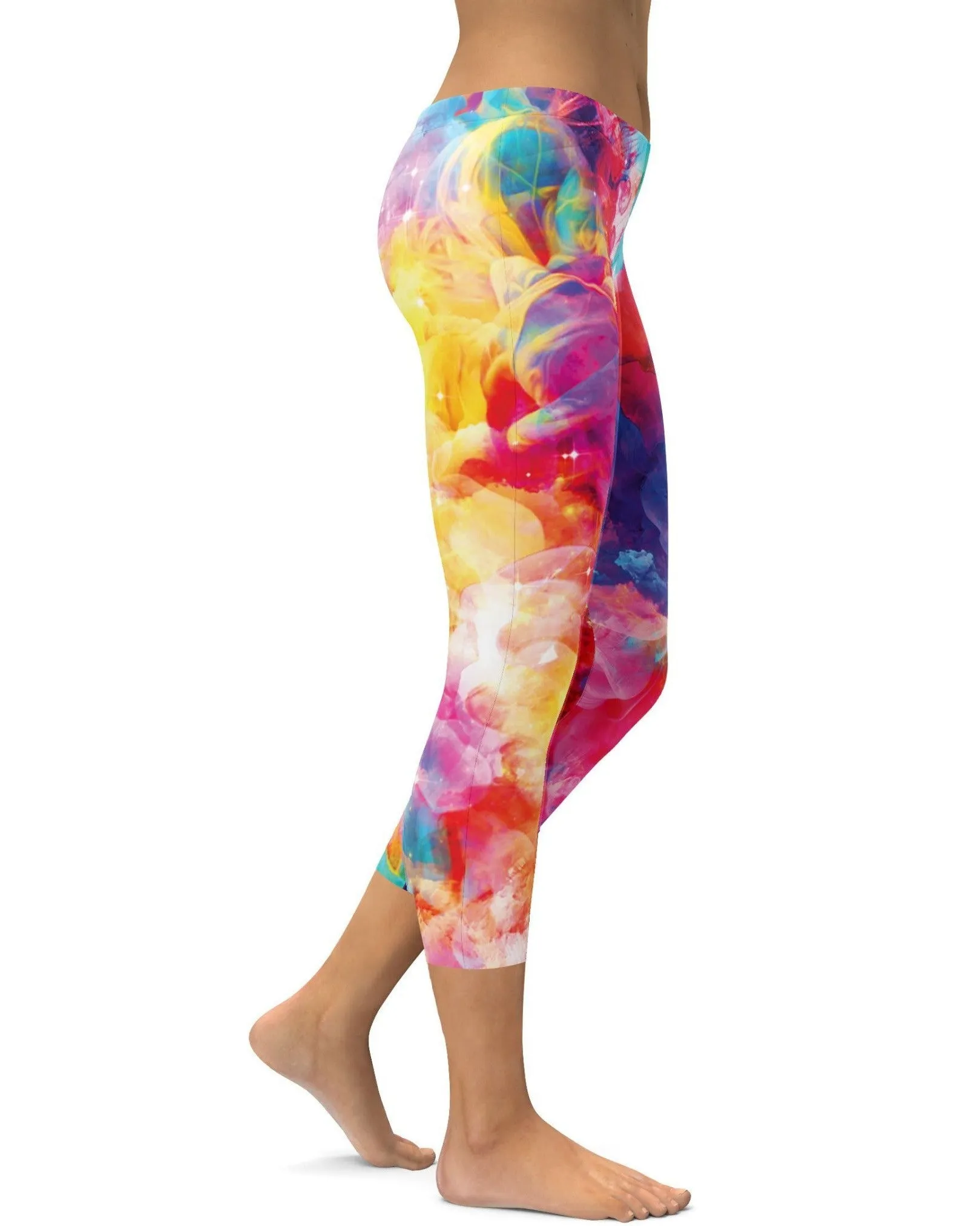 Color Splash Explosion Capris