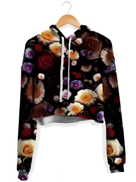 Daylight Bloom Fleece Crop Hoodie