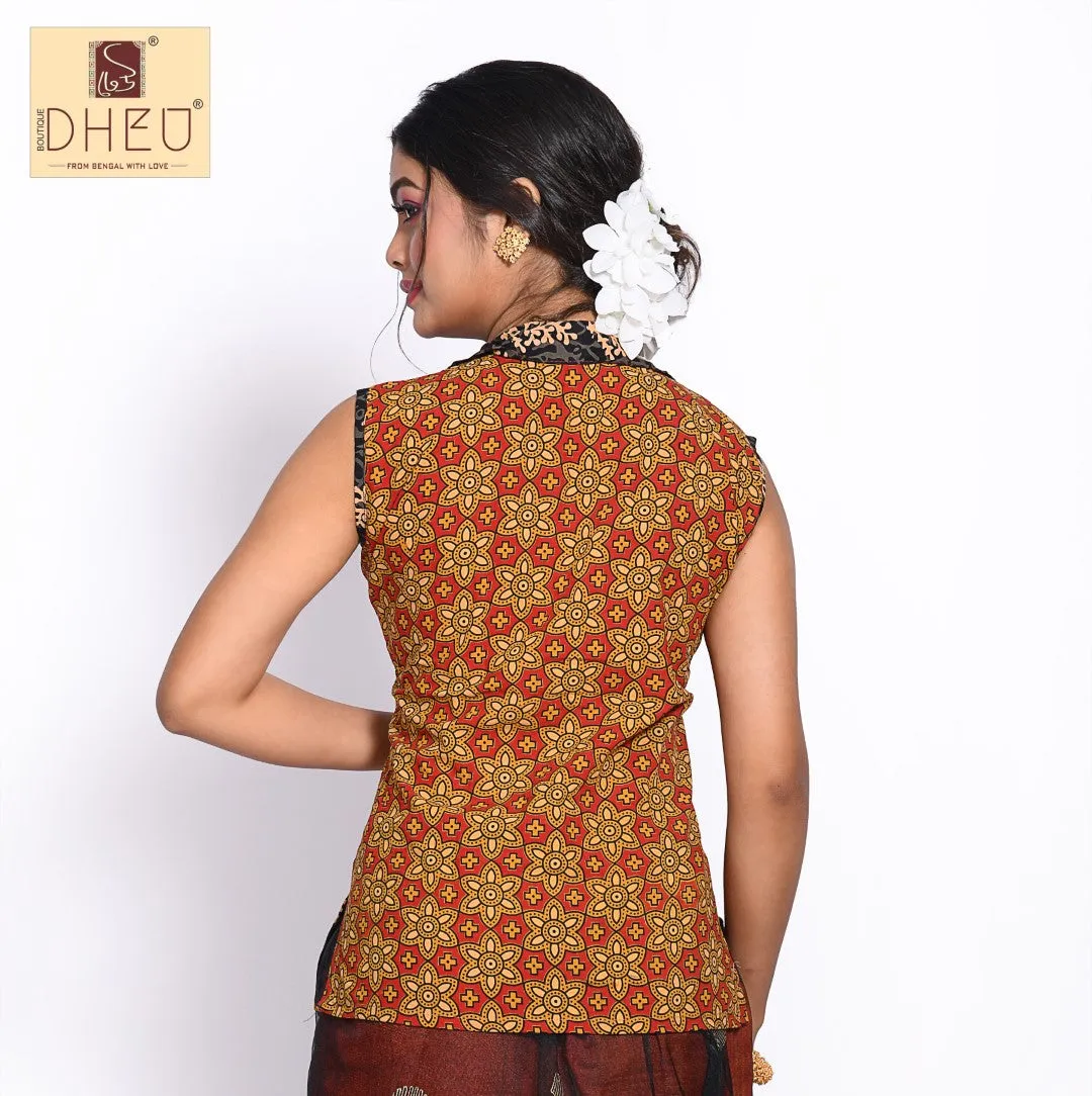 Dheu Exclusive-Long Cut Readymade Blouse