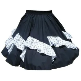 Diagonal Pinwheel Square Dance Skirt