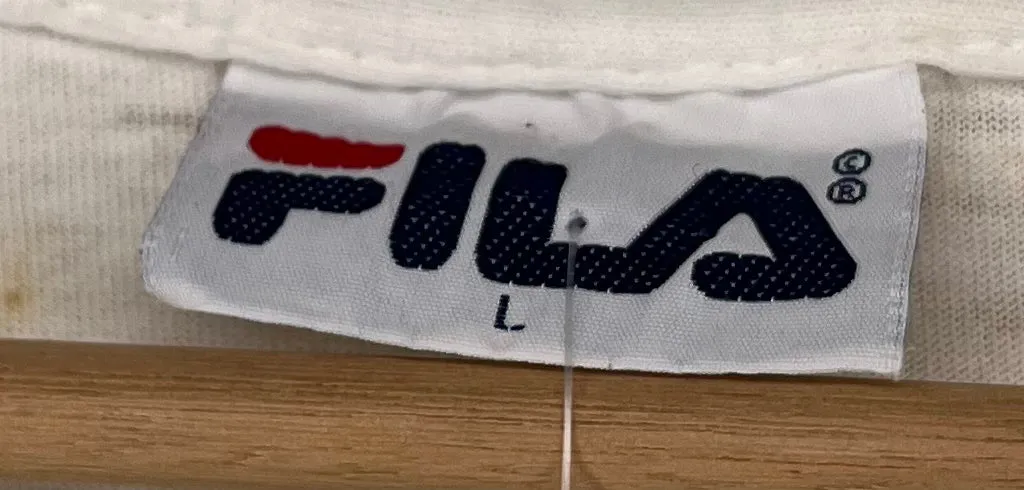 Fila Neon Flag White T-Shirt: L