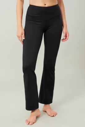 Flared Sports Pants (Black)