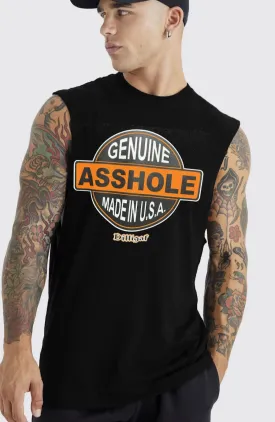 Genuine Asshole Muscle shirt