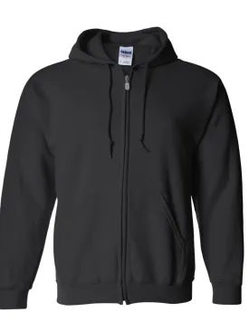 Gildan - Heavy Blend™ Full-Zip Hooded Sweatshirt  - Black