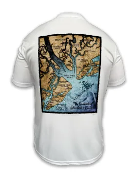 Classic Short Sleeve King Tide Chart T-Shirt for Hilton Head - Beaufort, SC