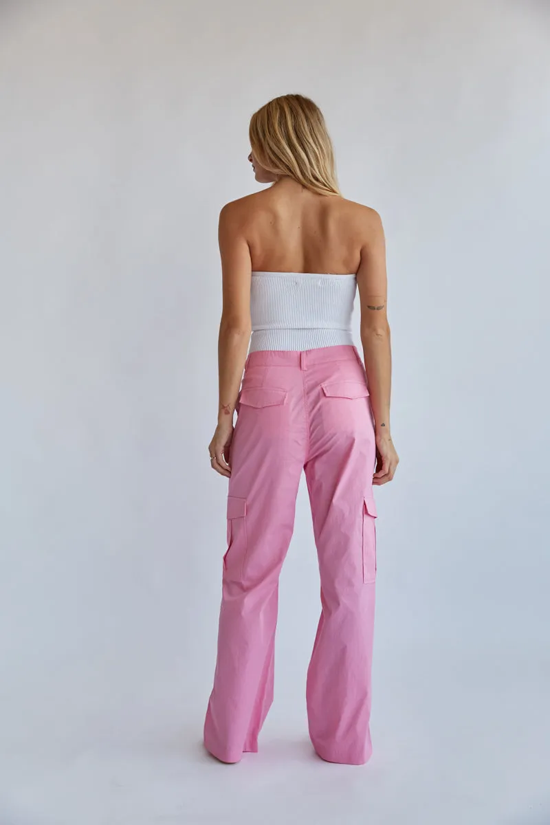 Keely Wide Leg Cargo Pants