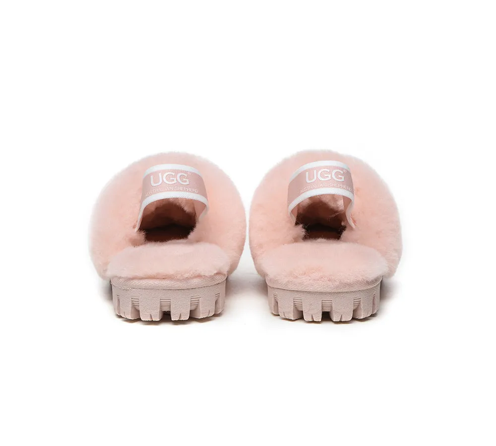 Kids Sheepskin Wool Slingback Slippers Suzie