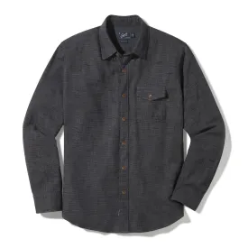 Linear Slub Twill Shirt - Forged Iron