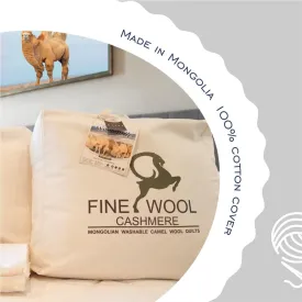 Luxurious Washable Mongolian Camel Wool Duvet