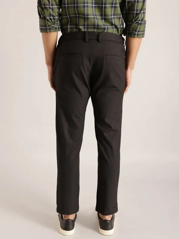 Men Brooklyn Fit Cotton Blend Trouser