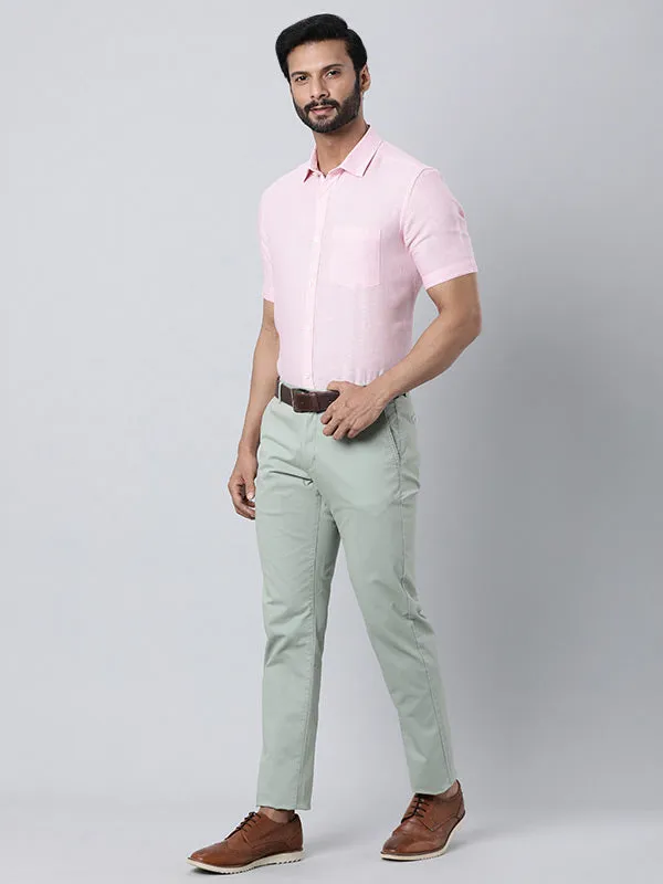 Men Brooklyn Fit Cotton Stretch Trouser