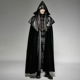 Men's Windbreaker Cloak Punk Retro Long Cloak Coat