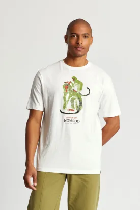 MONKEYS Tee - GOTS Organic Cotton Off White