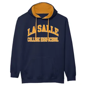 Ouray Navy Sweatshirt Gold Hood Lined