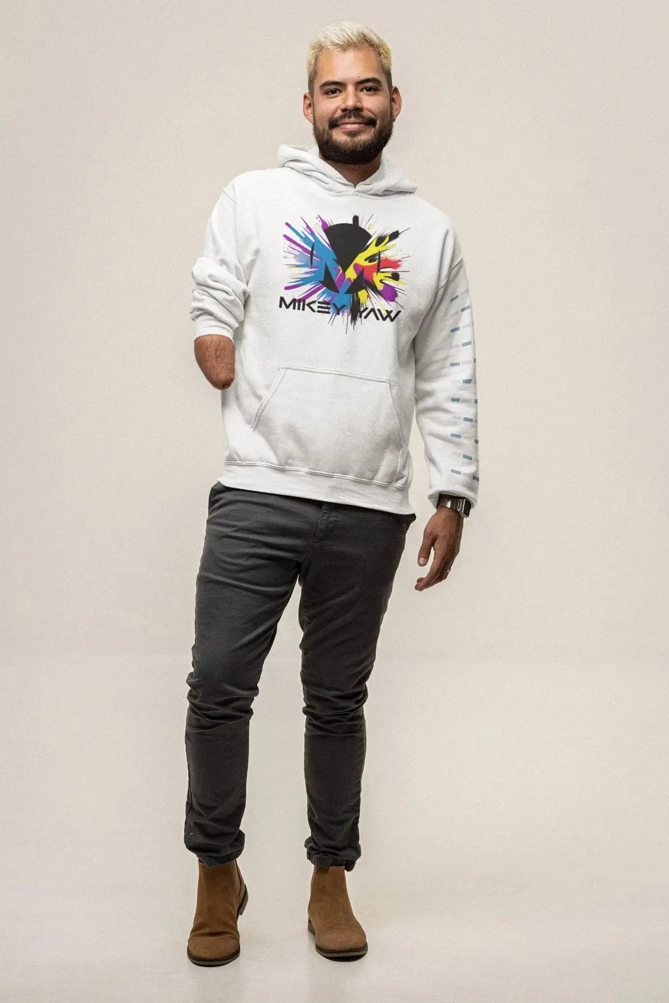 Paint Splatter Premium Heavyweight Hooded Sweatshirt