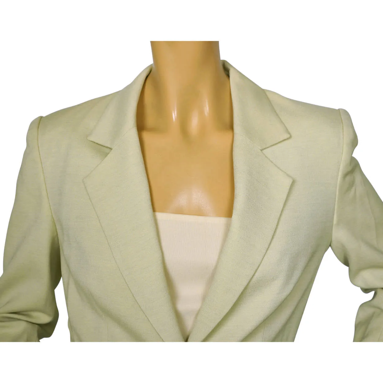 Pamella Roland Spring Coat Light Green Ladies Size S M