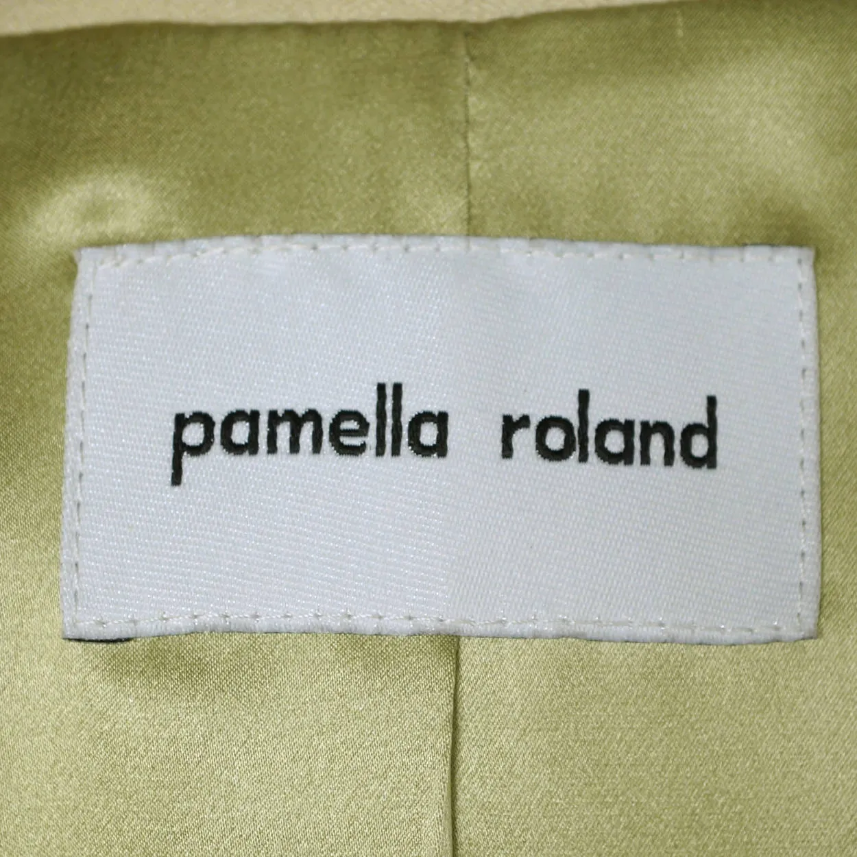 Pamella Roland Spring Coat Light Green Ladies Size S M