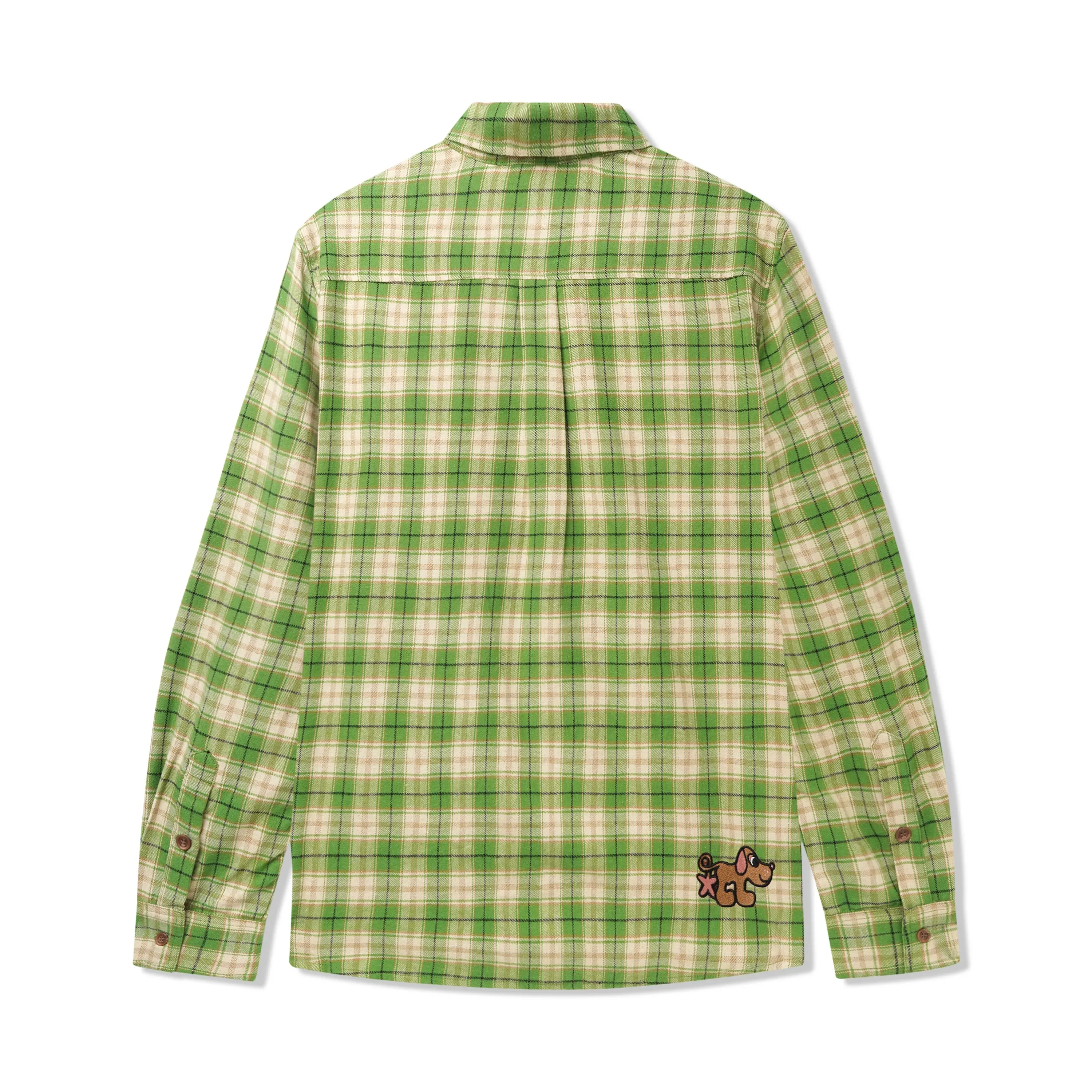 Pooch Flannel Shirt, Fern