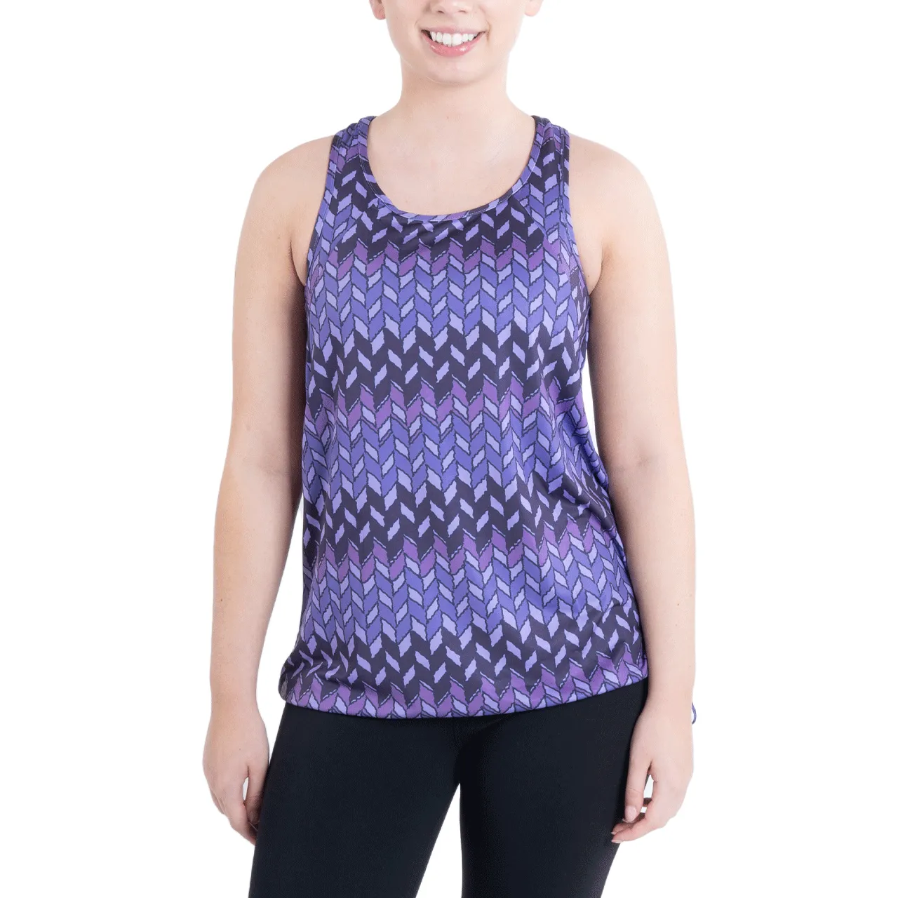 Printed Om Bungee Tank Top